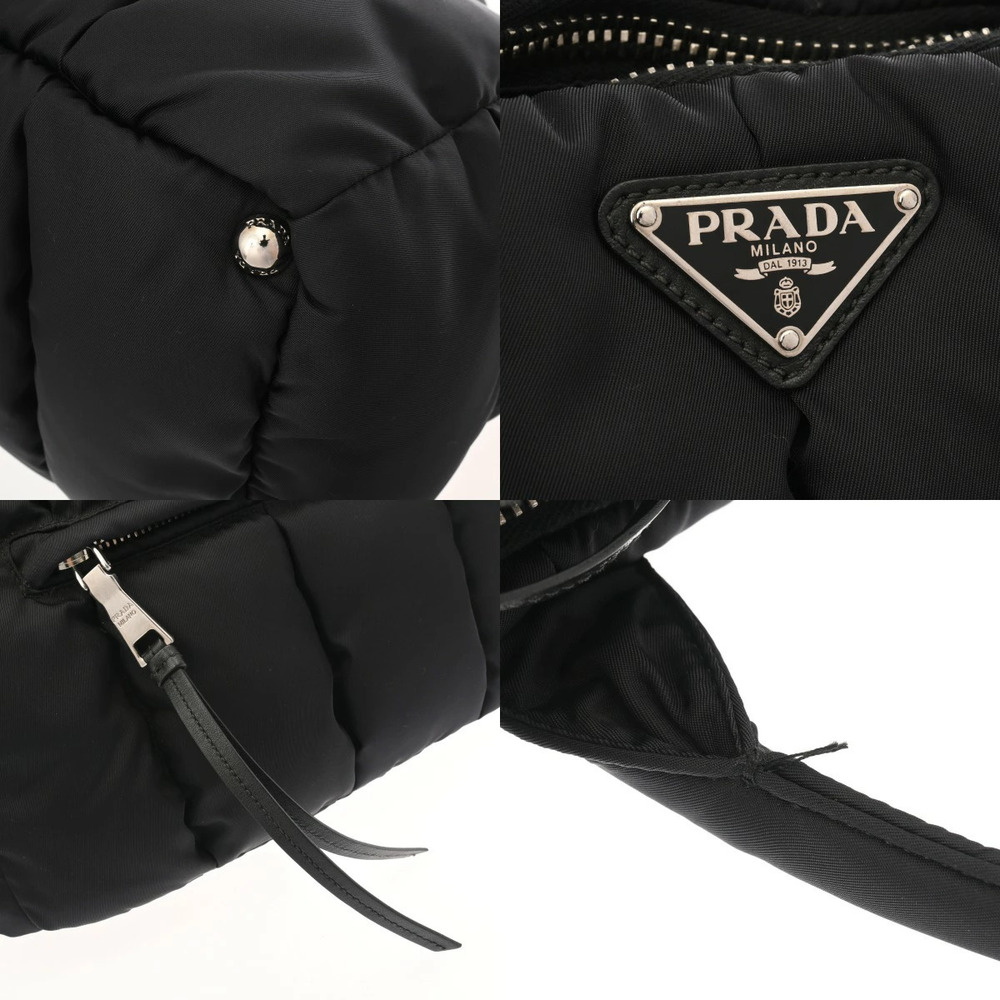PRADA Bomber Bag Black Handbag - Picture 6 of 9
